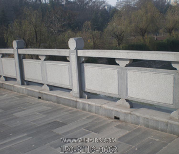 公園現代石橋簡(jiǎn)易防護欄板雕塑
