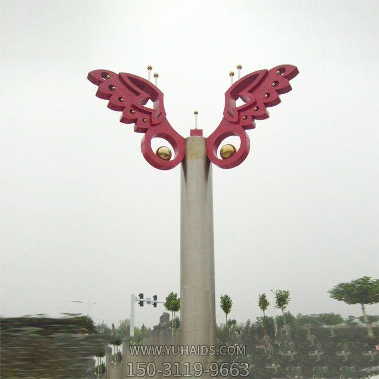 不銹鋼戶(hù)外創(chuàng  )意蝴蝶雕塑