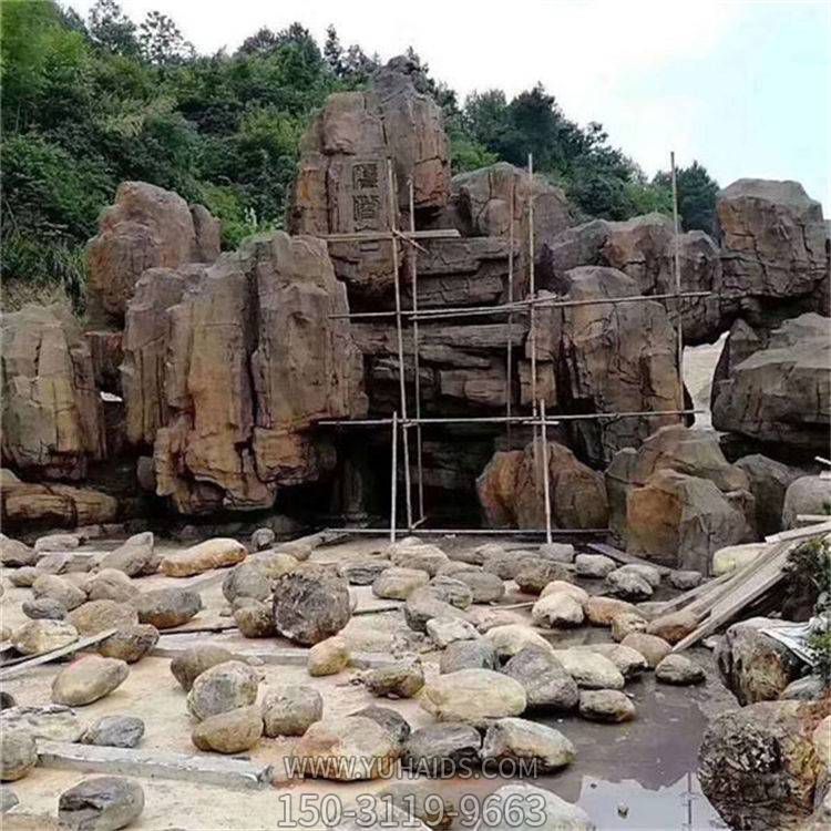 景區戶(hù)外造景水泥塑石假山景觀(guān)雕塑