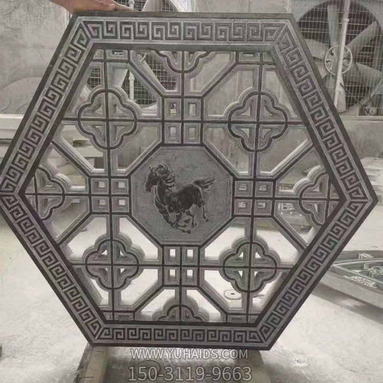 大理石石雕創(chuàng  )意浮雕鏤空壁畫(huà)雕塑