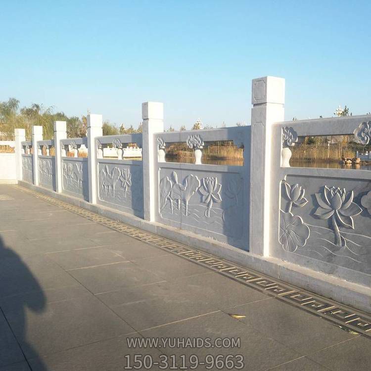 戶(hù)外公園大型石雕欄桿欄板雕塑