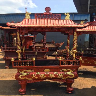 景區佛教寺院擺放進(jìn)香燒紙香爐