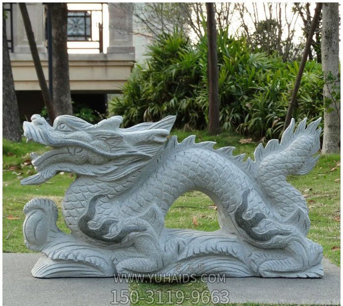 景區戶(hù)外廣場(chǎng)創(chuàng )意石雕龍雕塑