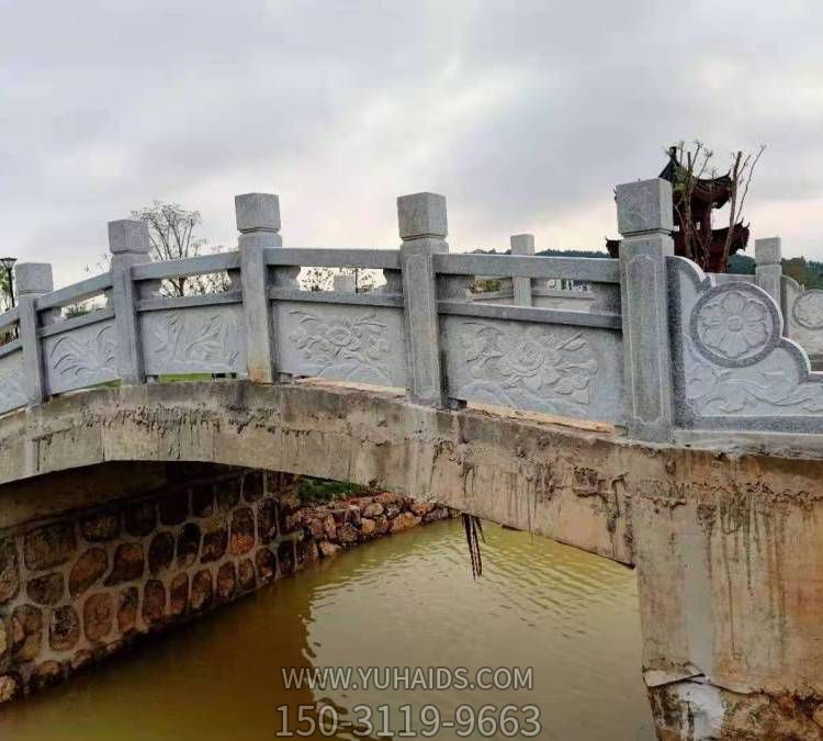 戶(hù)外河道大理石石雕浮雕圍欄擺件雕塑