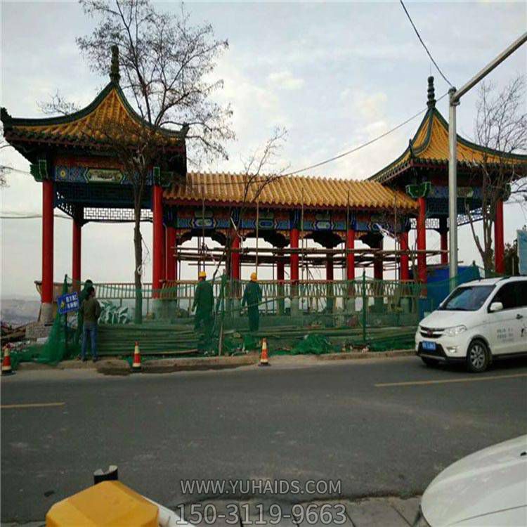 石雕長(cháng)廊戶(hù)外公園景觀(guān)大型雕塑