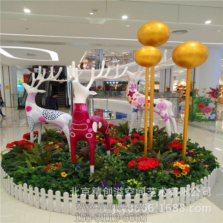 商場(chǎng)DP點(diǎn)展示美陳設計制作DP點(diǎn)玻璃鋼蘑菇雕塑開(kāi)業(yè)美陳制作廠(chǎng)家_17806