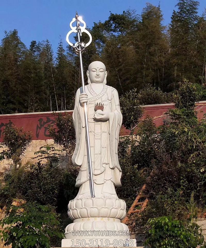 佛像石雕戶(hù)外擺件廣場(chǎng)景觀(guān)地藏王雕塑