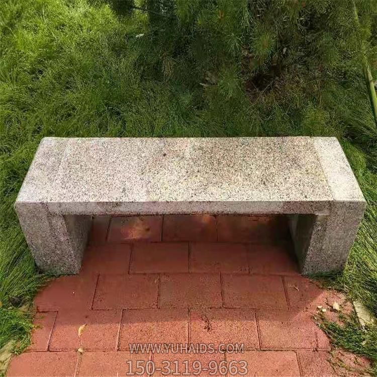 花崗巖大理石石雕戶(hù)外長(cháng)椅雕塑