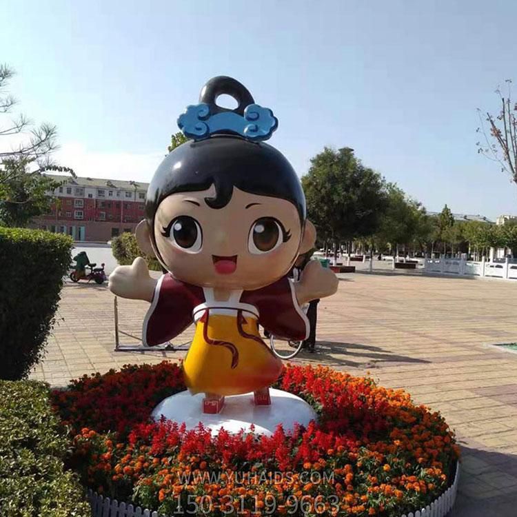 玻璃鋼卡通戶(hù)外廣場(chǎng)卡通人物景觀(guān)擺件雕塑