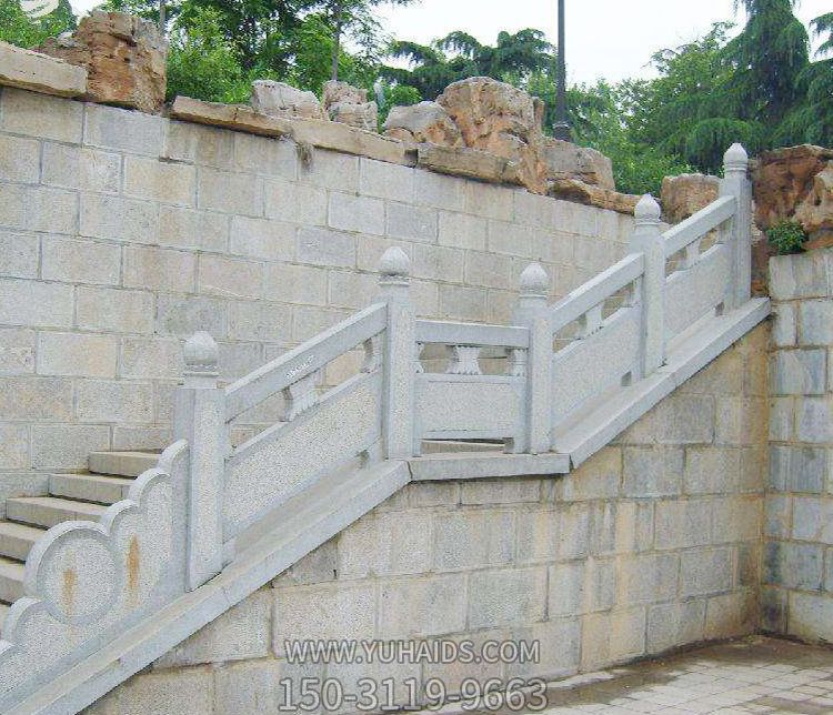 景區水池簡(jiǎn)易花崗巖護欄欄桿雕塑