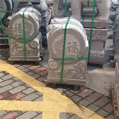 大理石石雕戶(hù)外園林青石石雕抱鼓石雕塑