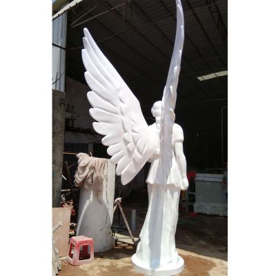 天使女神雕塑西方信仰仙女玻璃鋼定制造型雕塑工藝品 寫(xiě)實(shí)人像定_15150