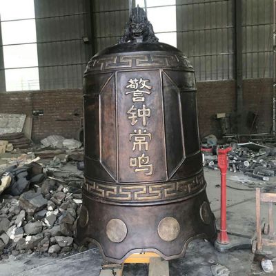 教堂道觀(guān)青銅鑄造仿古銅鐘擺件