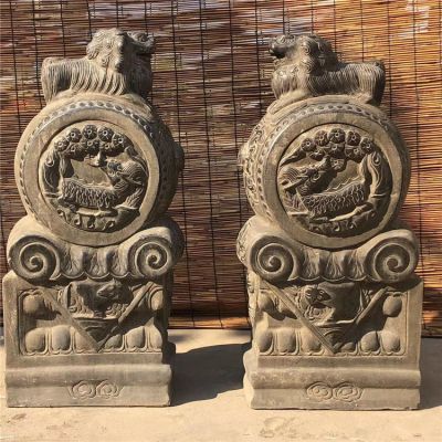 仿古石門(mén)墩，獅子門(mén)墩
