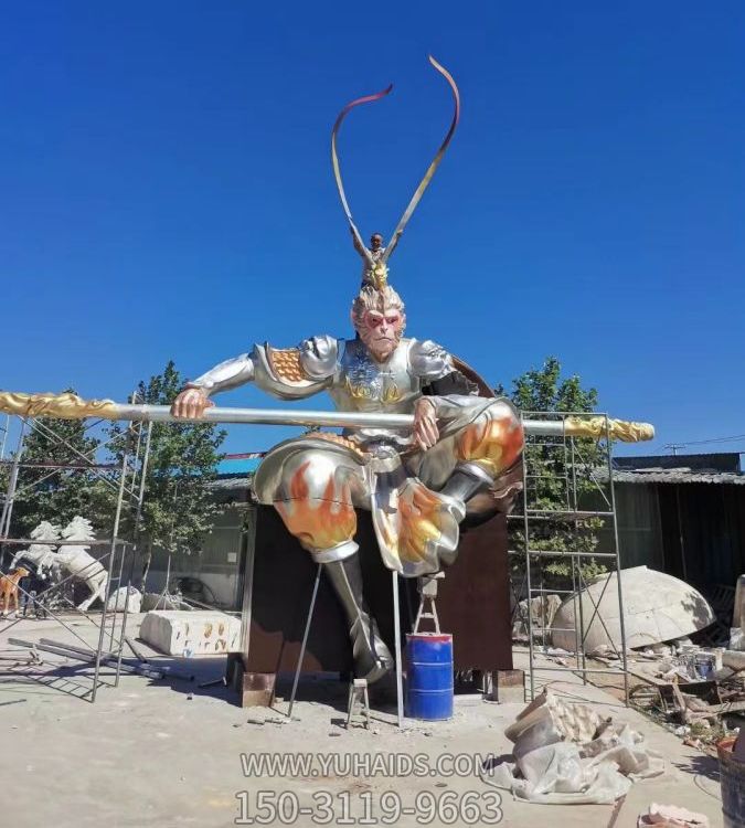廣場(chǎng)戶(hù)外大型神話(huà)人物景觀(guān)孫悟空擺件雕塑