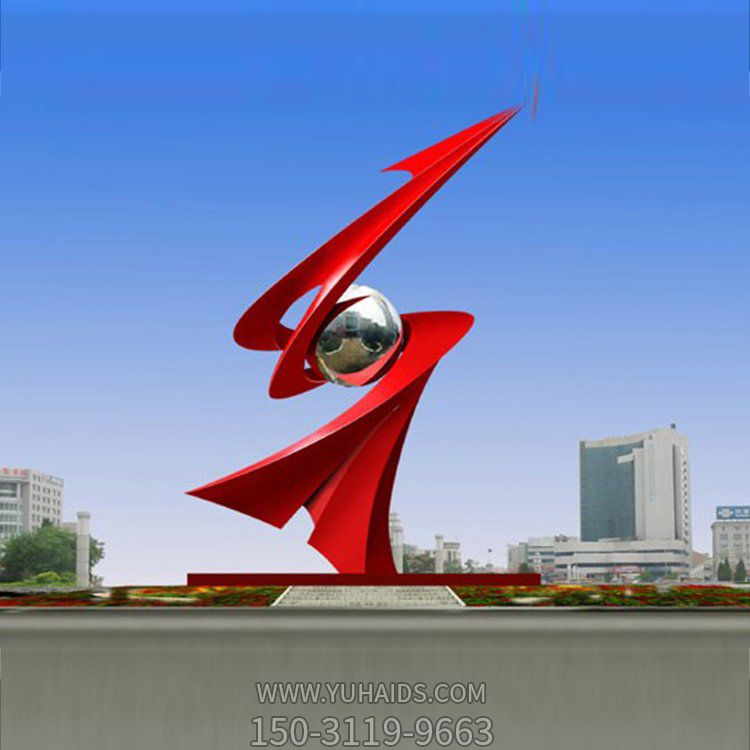 戶(hù)外城市標志不銹鋼飛機抽象景觀(guān)藝術(shù)擺件雕塑