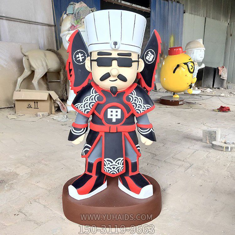 火鍋店門(mén)口創(chuàng  )意卡通人物公仔擺件雕塑