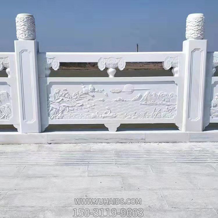 園林大理石石雕戶(hù)外河道圍欄雕塑