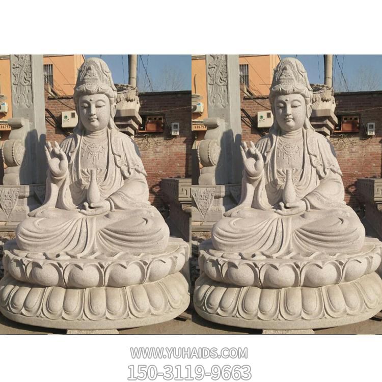 戶(hù)外大型石雕菩薩雕像雕塑