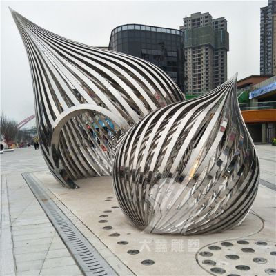 蔥頭不銹鋼創(chuàng  )意景觀(guān)雕塑