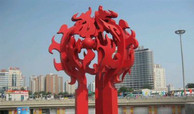 城市不銹鋼景觀(guān)樹(shù)雕塑