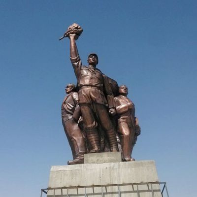 玻璃鋼仿銅園林景觀(guān)創(chuàng  )意景觀(guān)人物