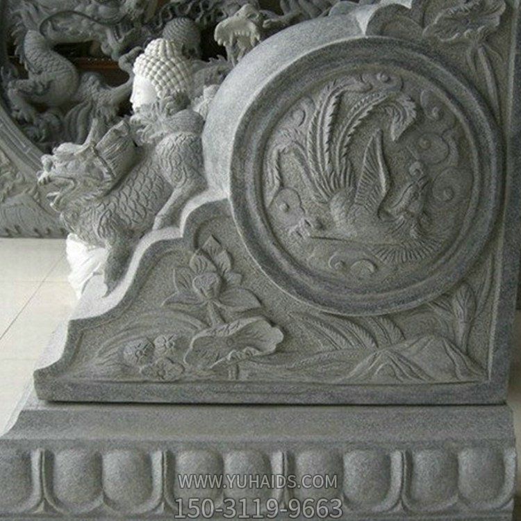酒店庭院門(mén)口擺件抱鼓石雕塑