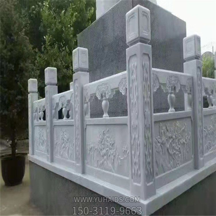 青石雕刻廣場(chǎng)校園升旗臺圍欄景區仿古欄板雕塑