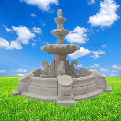 戶(hù)外園林大理石石雕噴泉