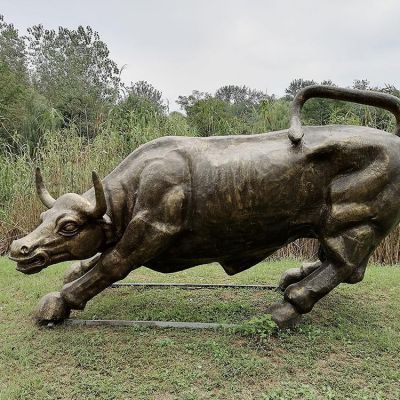 玻璃鋼仿銅工廠(chǎng)企業(yè)大型華爾街牛