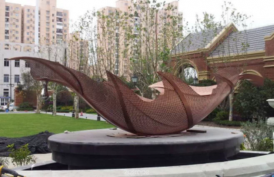 戶(hù)外廣場(chǎng)大型不銹鋼景觀(guān)雕塑