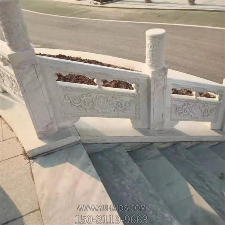 戶(hù)外河道大理石砂石浮雕圍欄雕塑