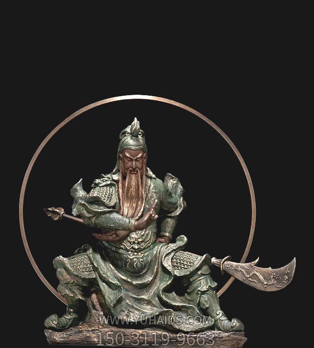 公司開(kāi)業(yè)招財銅雕供奉佛像關(guān)公雕塑
