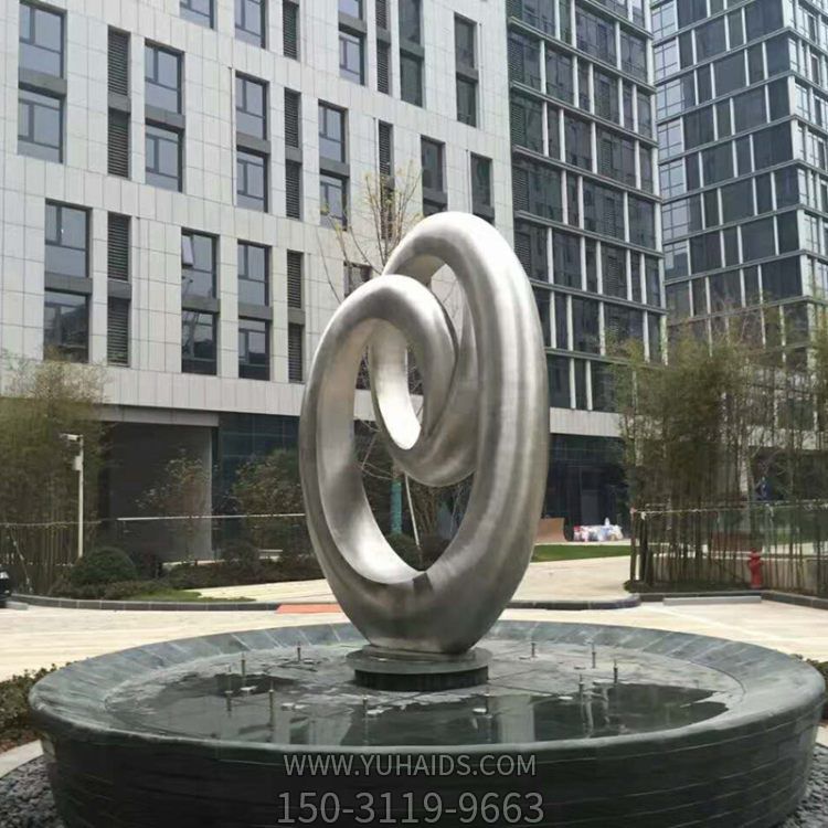 戶(hù)外廣場(chǎng)不銹鋼鏡面抽象園林景區藝術(shù)雕塑