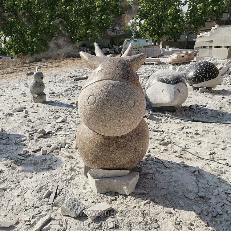 公園裝飾擺放花崗巖各種動(dòng)物景觀(guān)小品雕塑