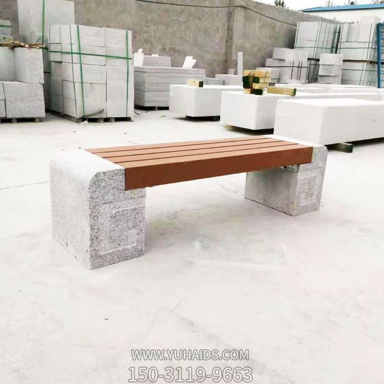 公園戶(hù)外擺放花崗巖休閑石凳擺件雕塑