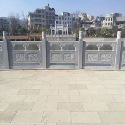 大理石石雕戶(hù)外園林景觀(guān)欄桿欄板雕塑
