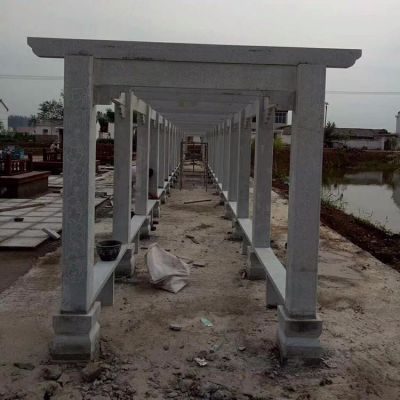 大理石石雕戶(hù)外園林景觀(guān)長(cháng)廊雕塑