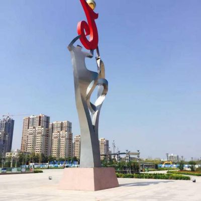 廣場(chǎng)不銹鋼抽象景觀(guān)擺件