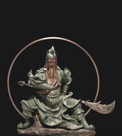 公司開(kāi)業(yè)招財銅雕供奉佛像關(guān)公雕塑