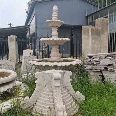 園林景觀(guān)戶(hù)外石雕噴泉水景流水擺件