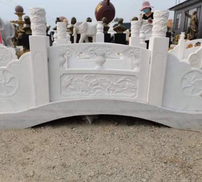 小型創(chuàng  )意浮雕大理的拱橋雕塑