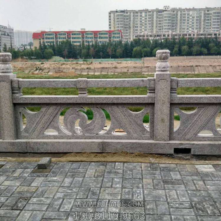 河道公園園林景觀(guān)圍欄雕塑
