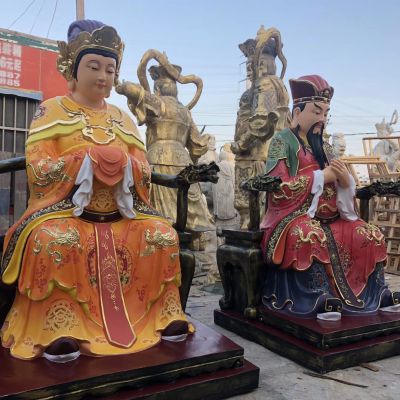 景區大型景觀(guān)王母和玉帝雕塑