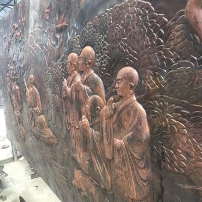 庭院室內浮雕人物銅雕壁畫(huà)雕塑