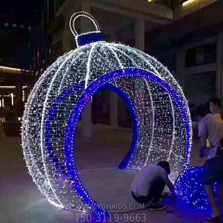 園林戶(hù)外不銹鋼發(fā)光照明創(chuàng  )意南瓜屋雕塑