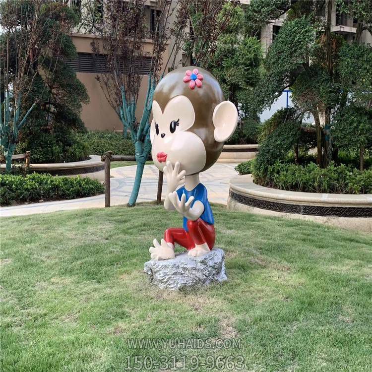 游樂(lè )園景觀(guān)擺件玻璃鋼卡通雕塑