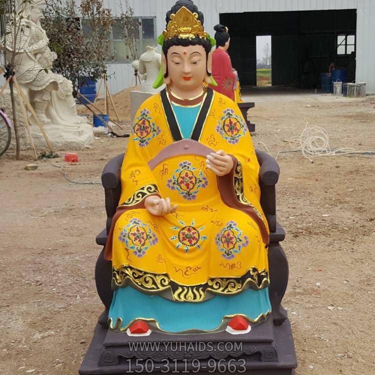 宗教寺廟玻璃鋼大型佛像景觀(guān)雕塑