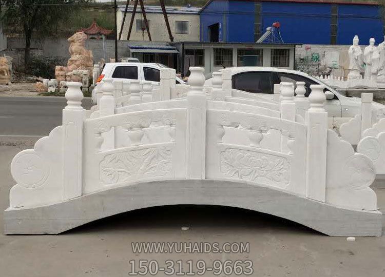 漢白玉小石橋園林景觀(guān)擺放裝飾品雕塑