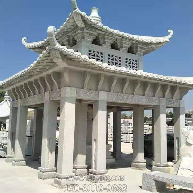 大理石石雕戶(hù)外園林景觀(guān)涼亭雕塑